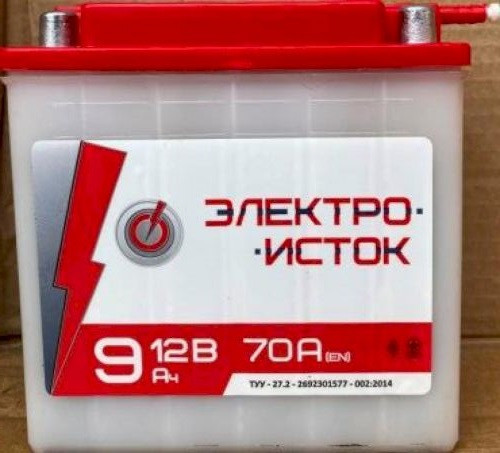 Аккумулятор мото 12V 9А Мукачево - изображение 1
