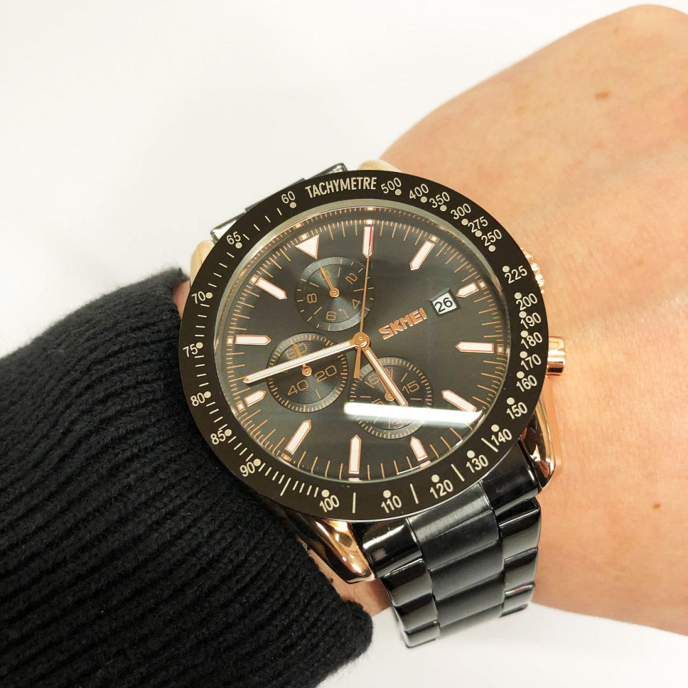 Повсякденні кварцові наручні чоловічі годинники, Брендові оригінальні наручні годинники EO-73 Івано-Франківськ - фото 4