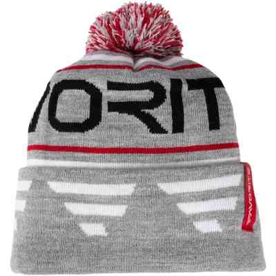 Шапка Favorite Pompon Hat 56 Gray Black Logo (1693.08.86) Вінниця