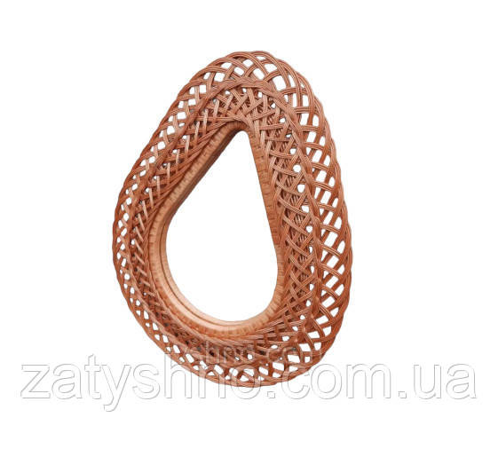 Дзеркало плетене настінне крапелька Київ - фото 1