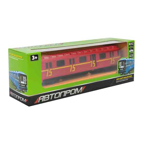 Дитячий ігровий Вагон-метро 7875M(Red) масштаб 1:43 Вінниця