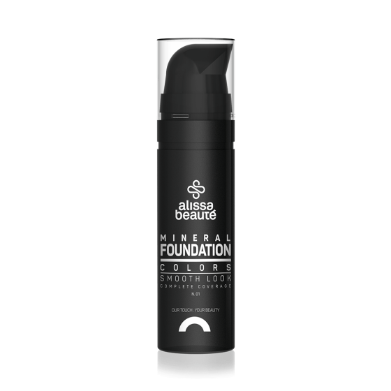 Тональна основа з матовим фінішем 01 Світлий беж Mineral make-up foundation n,01 Alissa Beautе 35 мл Вінниця