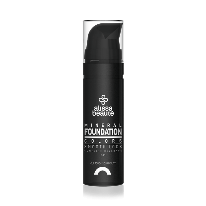 Тональна основа з матовим фінішем 01 Світлий беж Mineral make-up foundation n,01 Alissa Beautе 35 мл Вінниця - фото 1