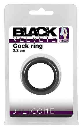 Ерекційне кільце - Black Velvets Cock Ring, 3.2 см Sex Aura Київ