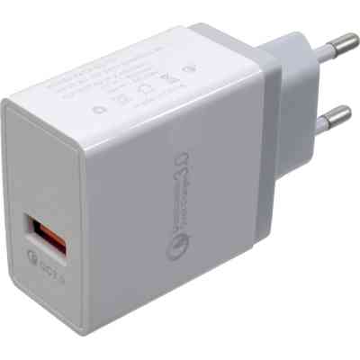 Зарядное устройство Patron USB QC3.0 2.4A white (PN-QC3-220V-W) Винница