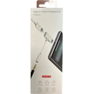 Перехідник Type-C to Type-C Jack 3.5mm white AC-202 XoKo (XK-AC-202-WH) Вінниця - фото 4