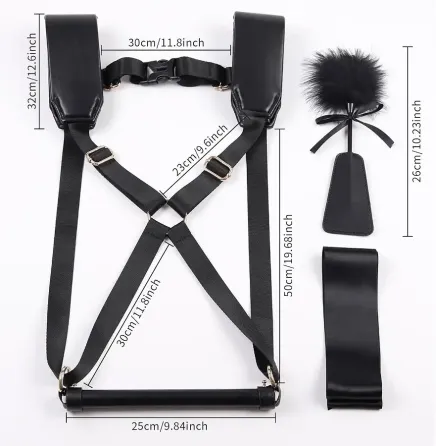 БДСМ-набор LOCKINK YEAHWOW Black Doggy Style Saddle set Львов