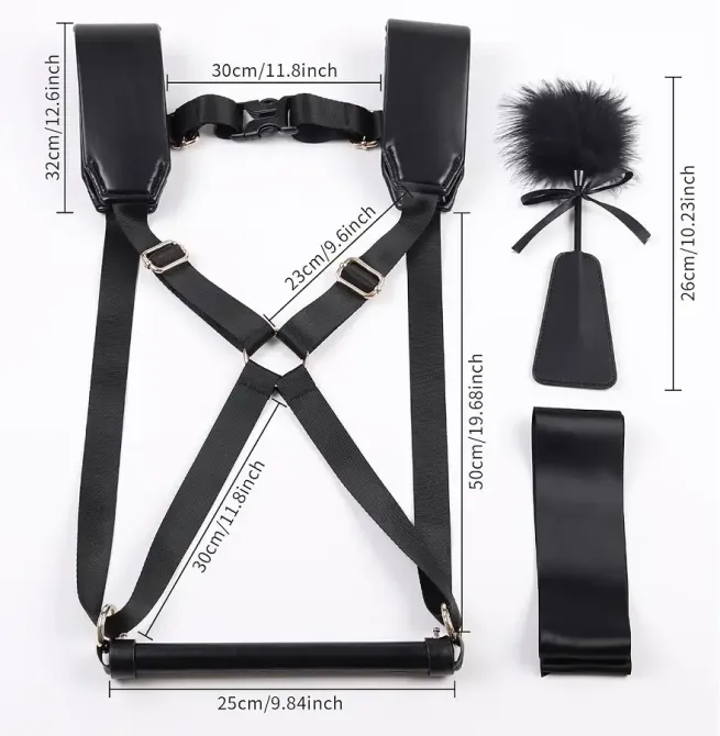 БДСМ-набор LOCKINK YEAHWOW Black Doggy Style Saddle set Львов - изображение 6