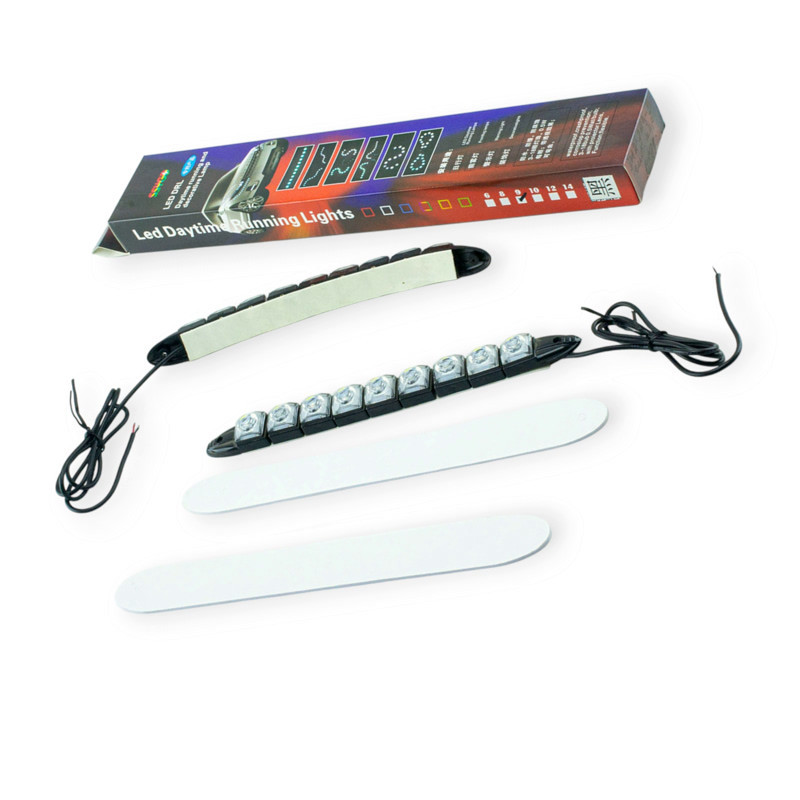 Ходові 12V DRL-JH2-209-09 гнучкий корпус (поділ) 230х20мм вогні Мукачево - фото 1