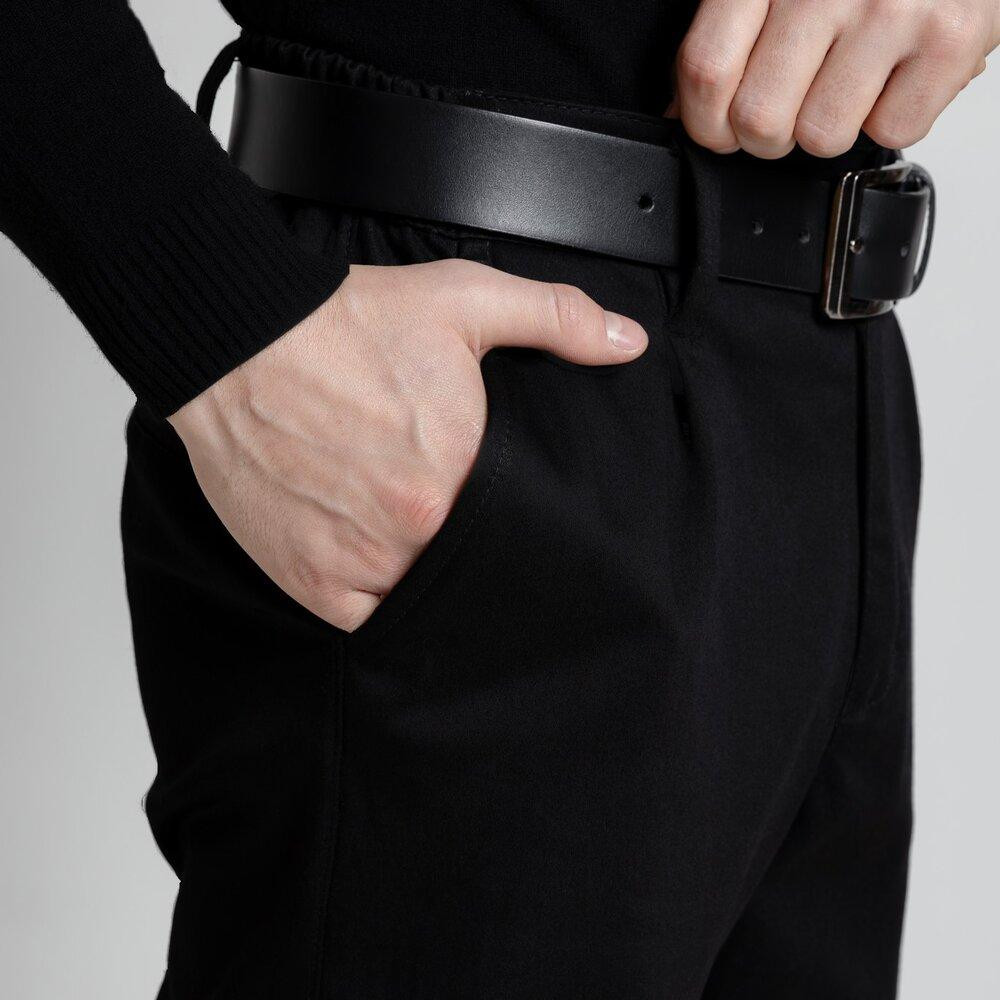 Брюки Pobedov хлопковые мужские черные, Брюки Pobedov Gentle черные Киев - изображение 3