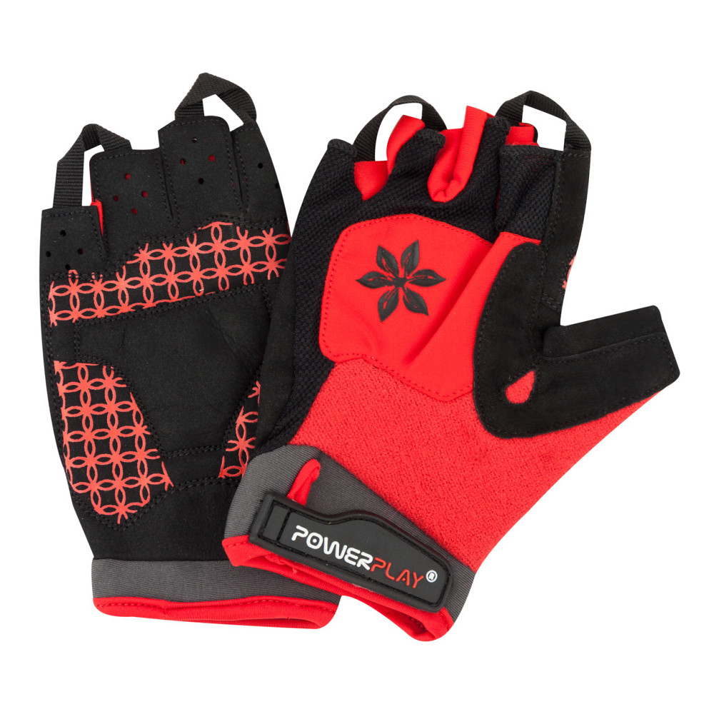Велорукавиці жіночі PowerPlay 5284 A Червоні S Київ - фото 6