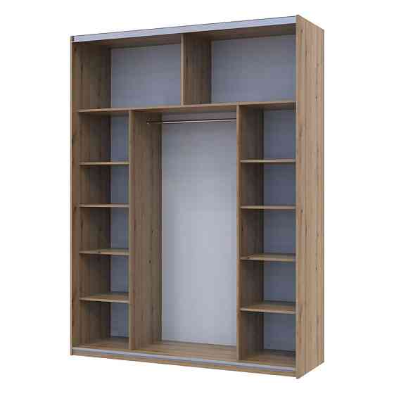 Шафа купе Doros G-Caiser Дуб Евок 2 Зеркала / 3 частини 180х60х240 (DRS-011575) Дніпро