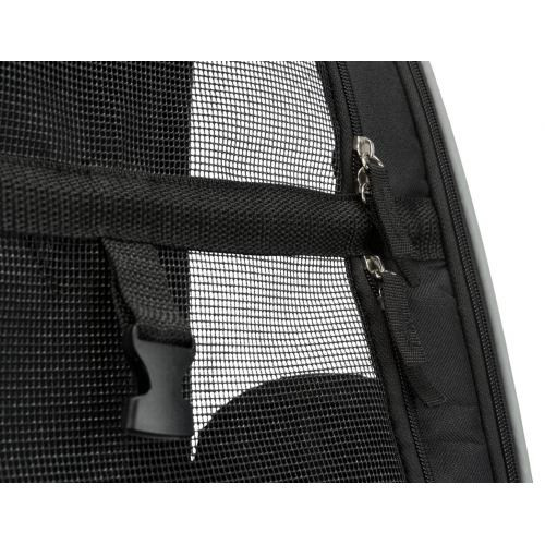 Сумка-рюкзак Trixie для собак Trolley до 8кг з поліестеру чорна/сіра 32х45х25 см Київ - фото 8