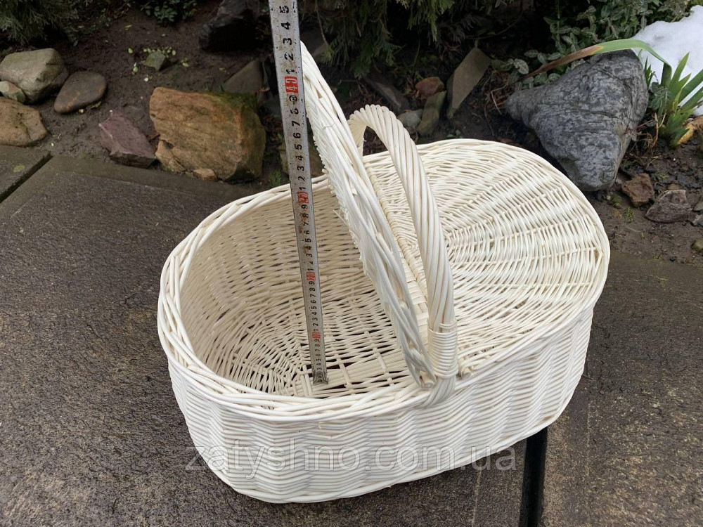 Корзина с крышкой, белая и коричневая Киев - изображение 8