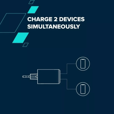 Зарядное устройство Canyon CU45AC GaN 45W 1xPD 1xQC EU White (CNS-CUW45AC) Винница - изображение 2