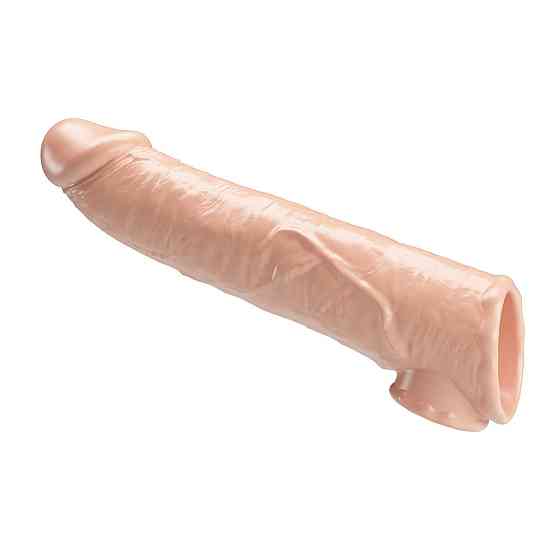 Подовжуюча насадка на член - Pretty Love Extension Penis Sleeve Flesh, 26 см Sex Aura Київ