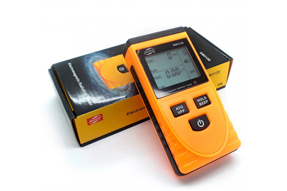 Тестер електромагнітного випромінювання (1-1999В/м, 0.01-19,99μt) BENETECH GM3120 Чернігів - фото 4