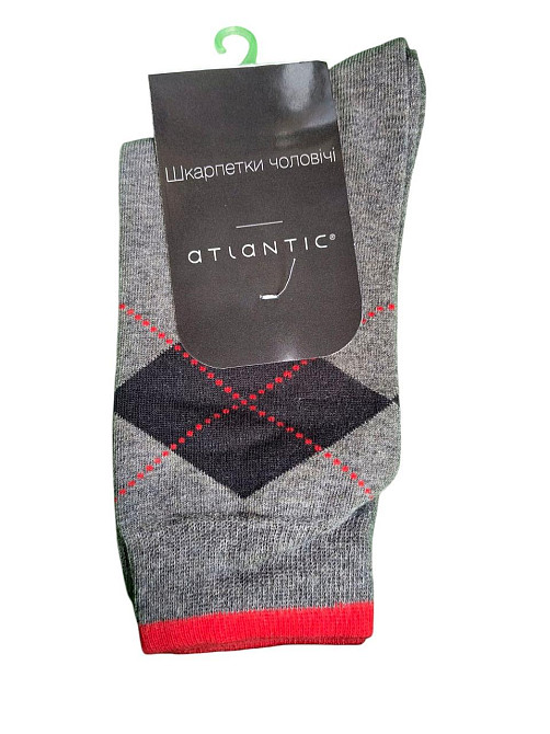 Шкарпетка чоловіча Atlantic високий розмір 39-41 MSC-026 39-41 Київ - фото 1