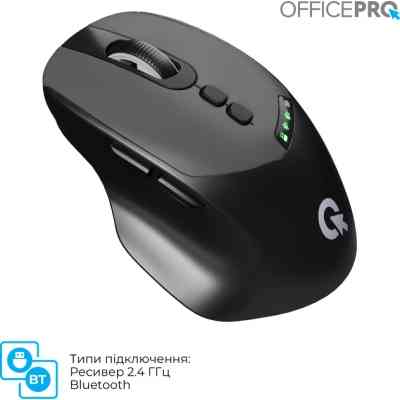 Мышка OfficePro M520B Wireless/Bluetooth Black (M520B) Винница
