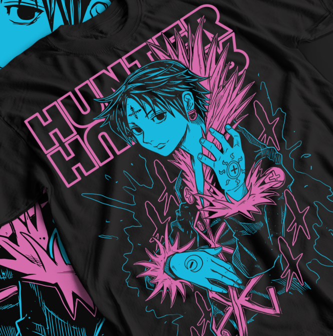 Футболка аниме Охотник × Охотник оверсайз (S/M/L) Черний AnimeJ0631 Днепр - изображение 1