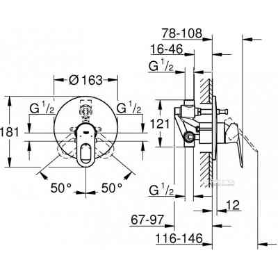 Смеситель Grohe BauLoop (29081000) Винница