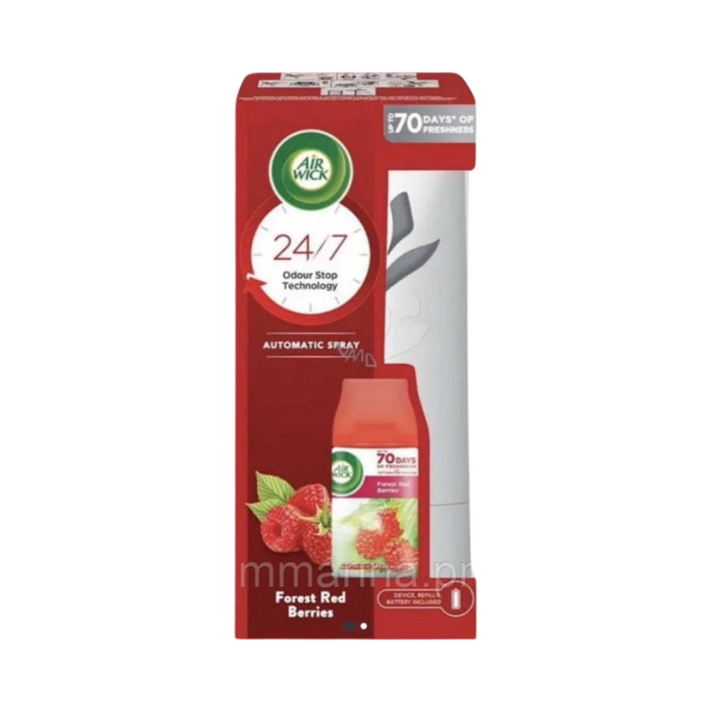 Автоматический освежитель воздуха Air Wick Freshmatic Life Scents + сменный блок Лесные ягоды 250 мл Виноградов - изображение 1