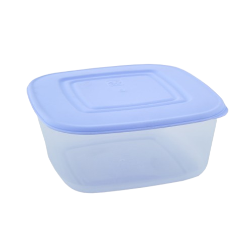 Контейнер для харчових продуктів 0,93л квадратний прозорий/бузковий Алеана Житомир - фото 1