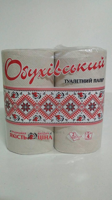 Туалетная бумага макулатурная 4шт. Обуховская Харків - фото 3