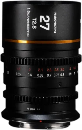 Объектив Laowa Об'єктив Venus Optics Nanomorph 27 Mm T2,8 1,5X S35 Amber Do Sony E Киев