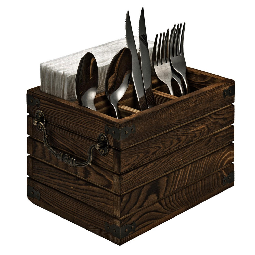 Підставка для столових приладів "Алеанза" капучино Миколаїв - фото 1