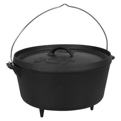 Котел туристичний Bo-Camp Dutch Oven Cast Iron 31 cm / 7.1 L Black (2122415) (DAS303291) Вінниця - фото 1