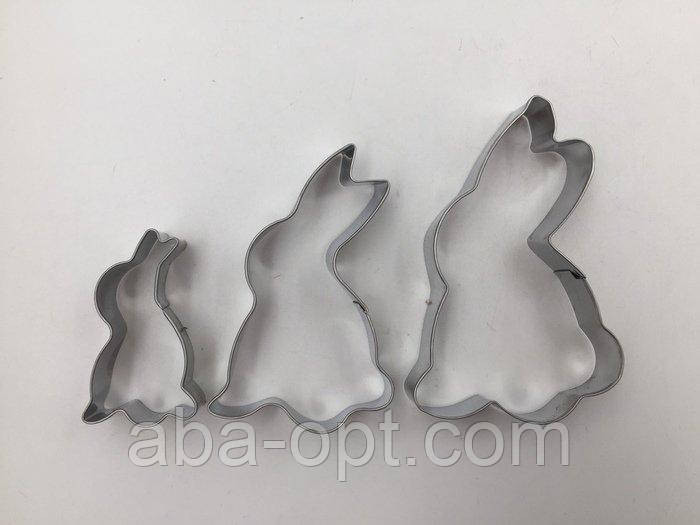 Різак з нержавіючої сталі " кролик " ( 3 шт ) Одеса - фото 1