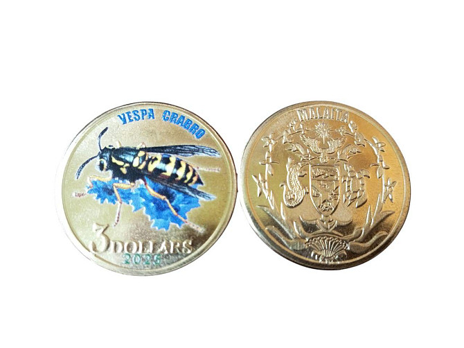 Острів Малаіта 3 доллара 2025 ОСА Полтава - фото 1