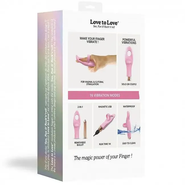 Вібратор на палець Love To Love Tickle me - BABY PINK перезаряджається, 3 варіанти використання Львів - фото 7