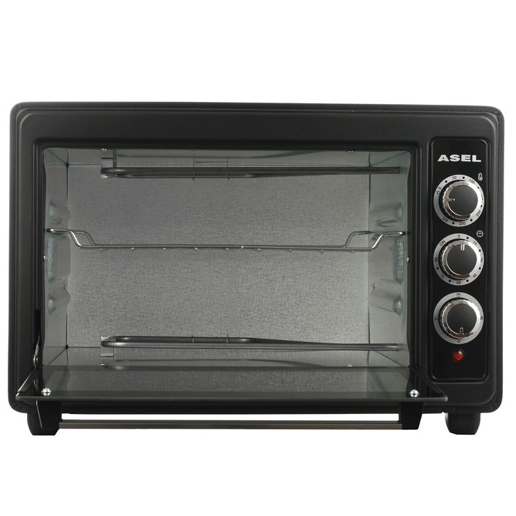 Духовка настільна з автоматичним вимкненням ASEL, Електрична машина для випічки, Печі електричні NY-46 Львів - фото 2
