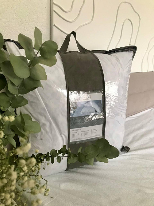 Ecotton Подушка Ecotton 70х70 см пухово-перова 30% біла White Киев - изображение 5