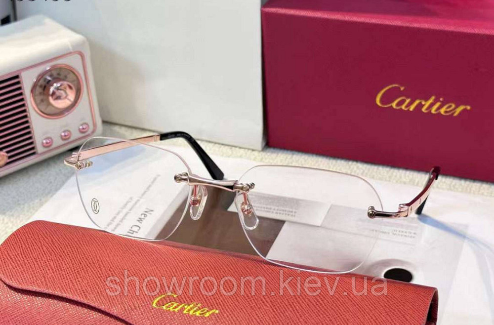 Мужская безободковая оправа (0407) gold Киев - изображение 1