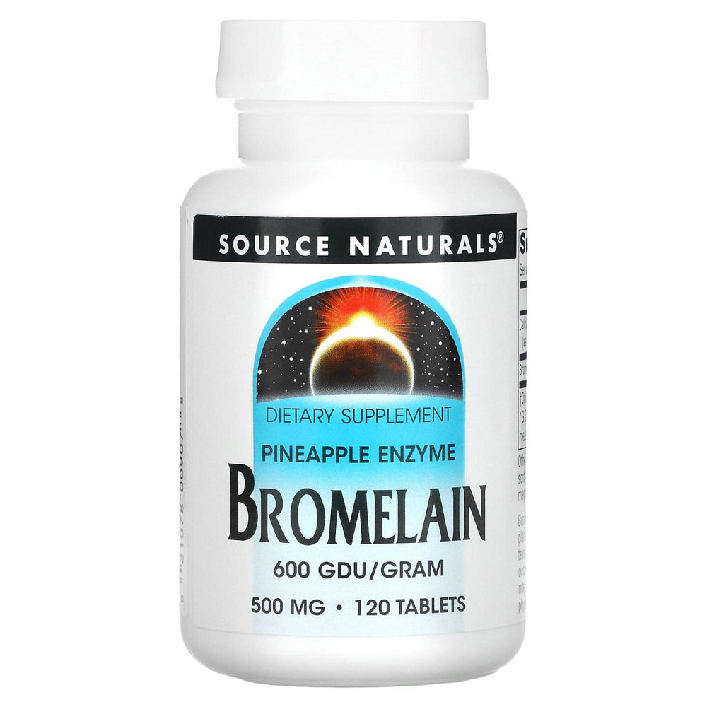 Бромелайн Source Naturals Bromelain 120 таб Киев - изображение 1