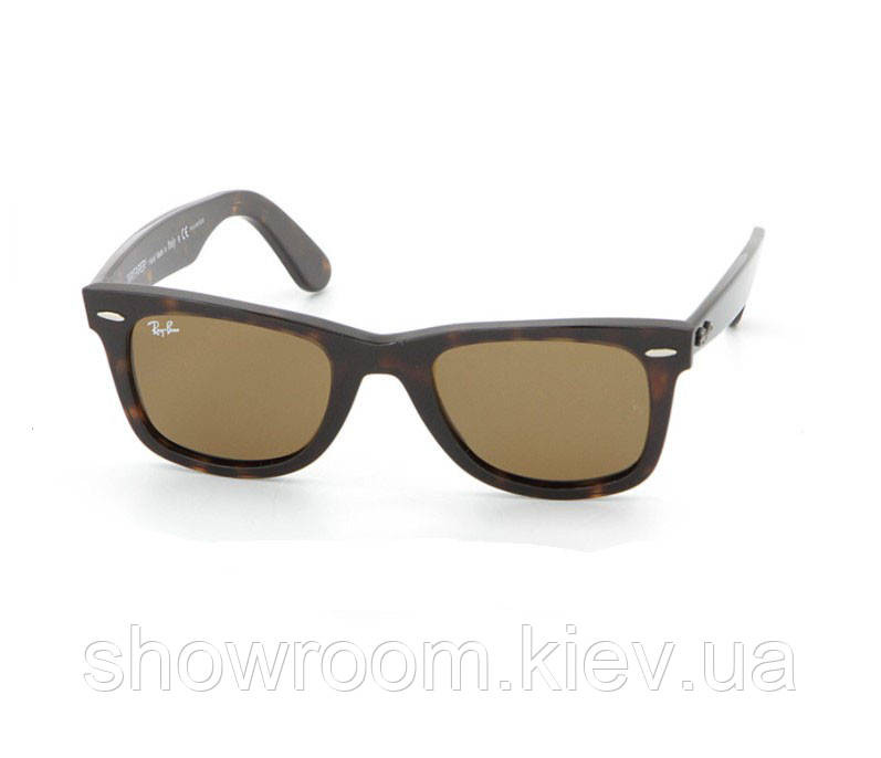 Женские солнцезащитные очки в стиле RAY BAN Wayfarer 2140-902/57 LUX Киев - изображение 3