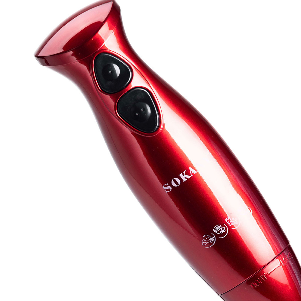 Ручний блендер занурювальний 600 Вт портативний багатофункціональний електричний Червоний SM-5011 Коломыя - изображение 8