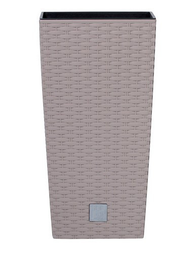 Горшок с кашпо для растений Prosperplast Rato square - бежевый, 21/49 л Киев - изображение 1