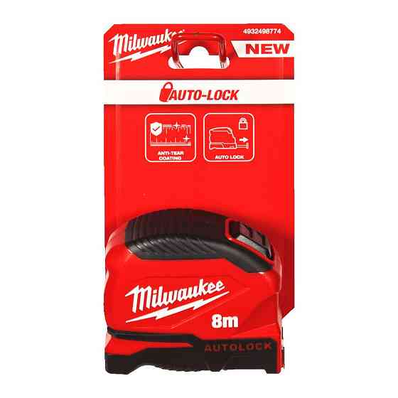 Рулетка AUTOLOCK MILWAUKEE (Gen 2), 8м (25мм) Одесса