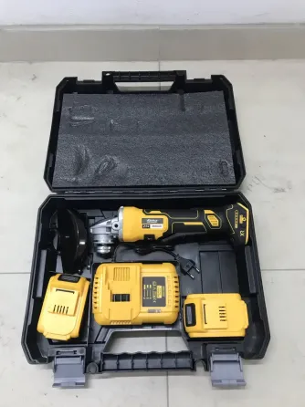 Аккумуляторная болгарка + 2 аккумулятора 24В, 125мм в кейсе / Мини болгарка / Угловая болгарка / УШМ Коломия