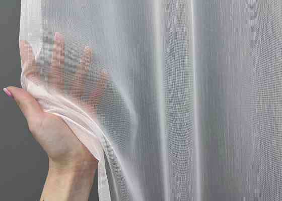 Тюль VR-Textil 1153т Бамбук однотонний Білий 300х280 см (43-221) Київ