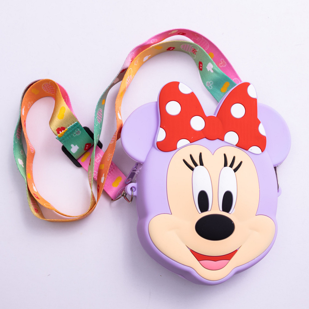 Силиконовая сумка Минни Маус для детей, фиолетовая Киев - изображение 1