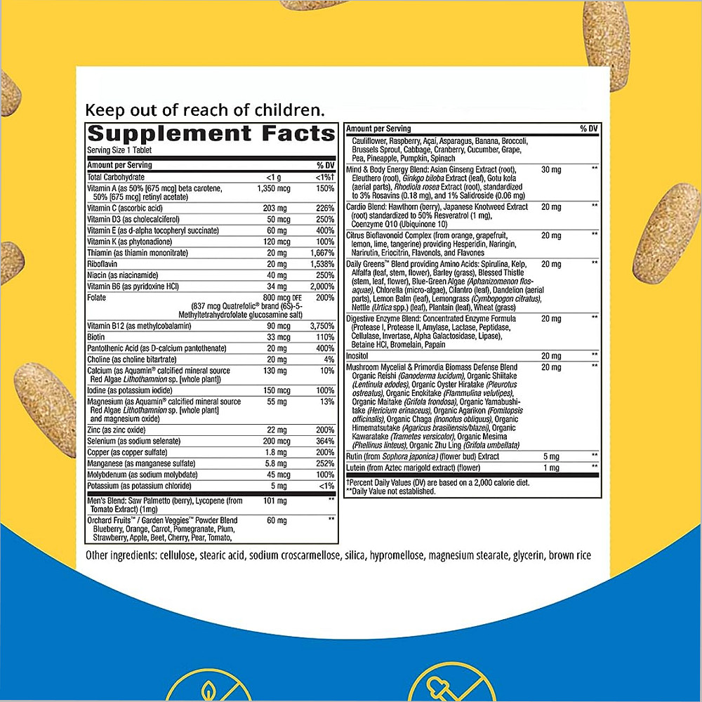 Once Daily Men's 50+ Ultra - 60 tabs Луцьк - фото 2