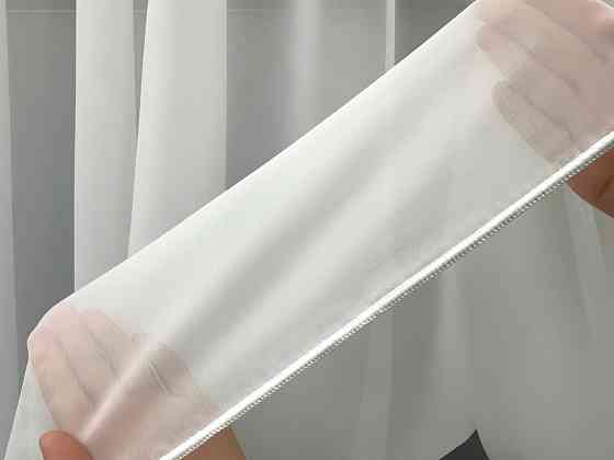 Тюль VR-Textil 2118т Креп однотонный Молочный 400х270 см (42-1374) Киев