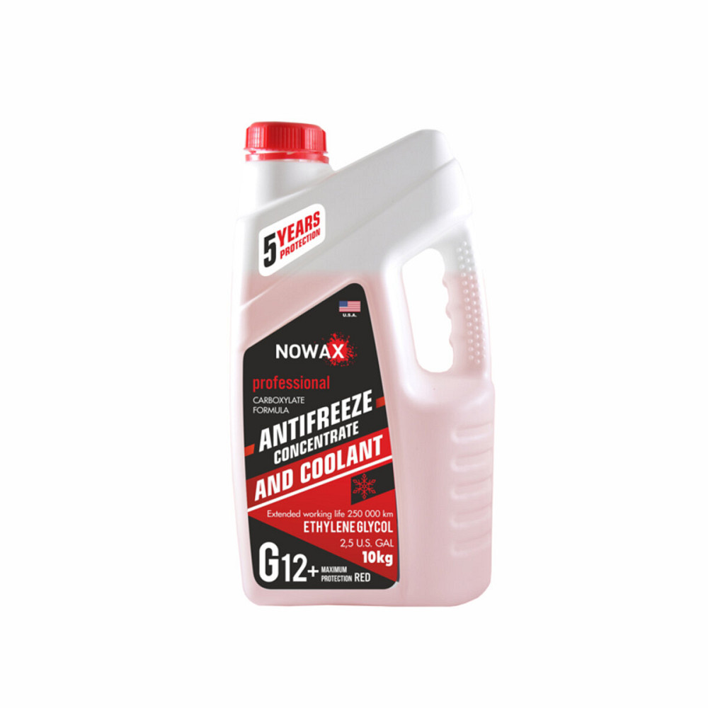 Антифриз NOWAX RED G12+ (червоний) 10кг NX10006 Киев - изображение 1