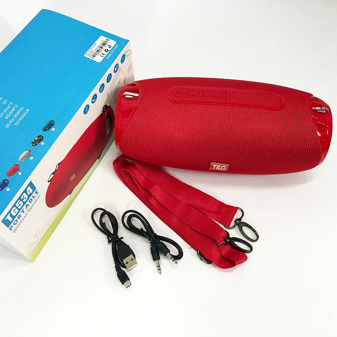 Bluetooth колонка радио на ремне TG534, Блютуз-колонка с usb-портом, Портативная колонка для пк GM-96 Львов - изображение 2