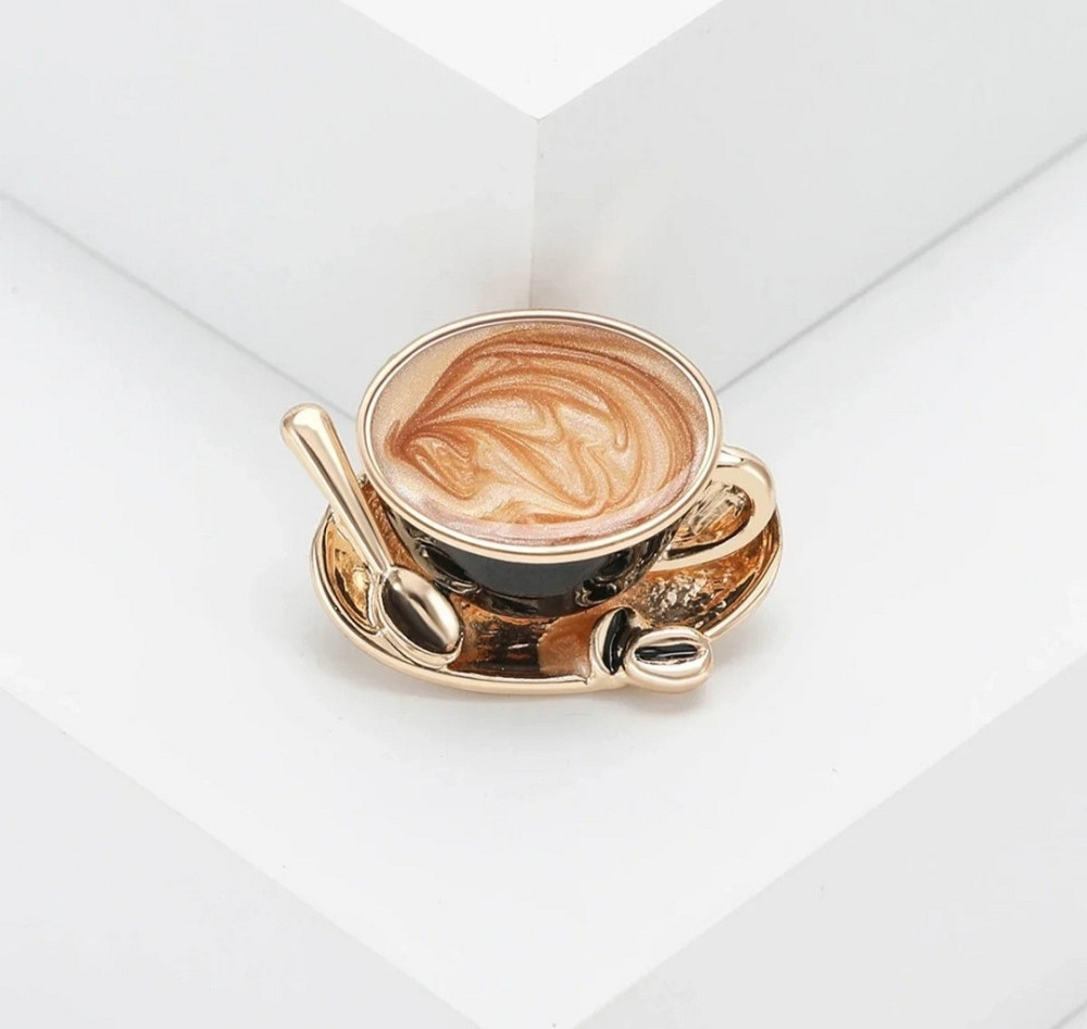 Брошка "Горнятко кави" Сміла - фото 4
